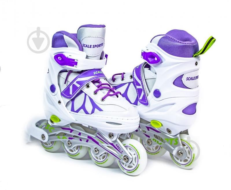 Ролики Scale Sports размер 29-33 White-Violet (LF 601A-S-1)