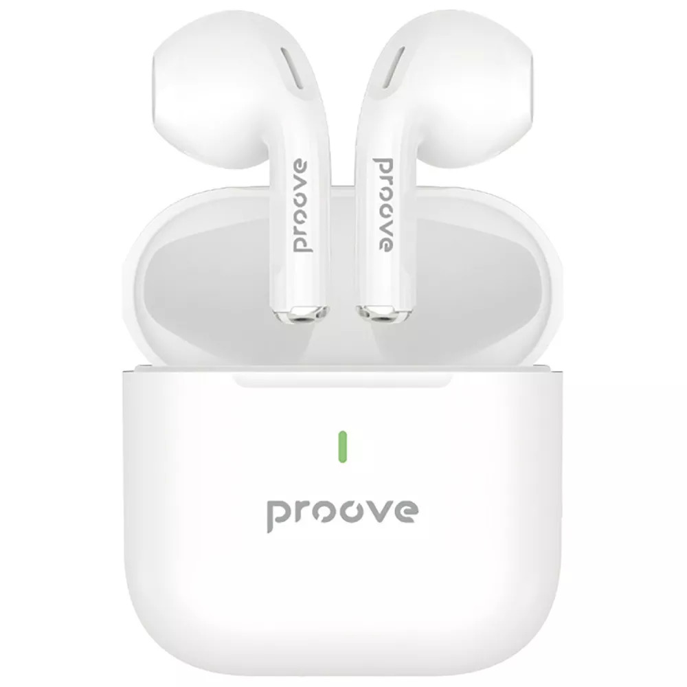 Навушники бездротові Proove Mainstream 2 TWS APP Bluetooth 5.4 з кейсом 300 mAh White (TWMS2001AP02) Навушники бездротові Proove Mainstream 2 TWS APP Bluetooth 5.4 з кейсом 300 mAh White (TWMS2001AP02)