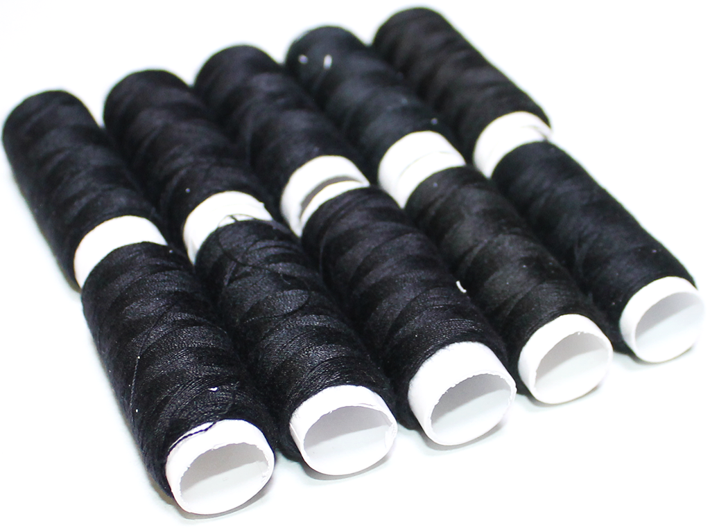 Нитки №40 Китай 10 шт. Чорний - фото 3 Нитки №40 Китай 10 шт. Чорний - фото 3