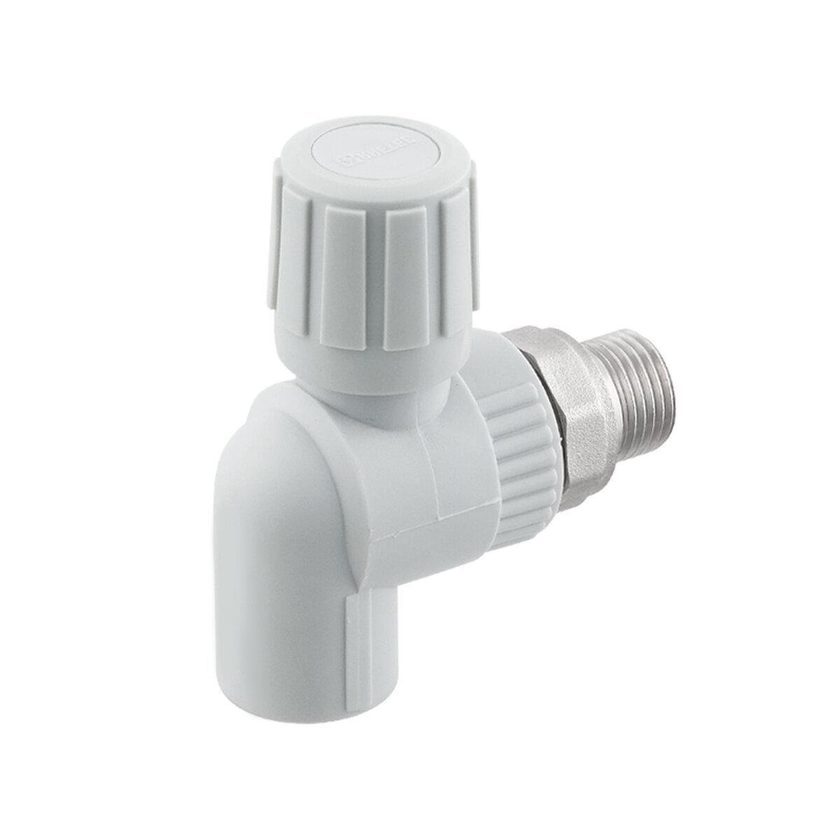 Кран радіаторний кутовий PPR Raftec RARV2001 20 мм x 1/2" (SW-99507) - фото 3