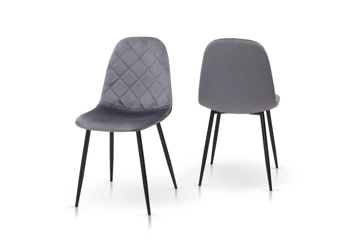 Стілець кухонний Ембер-L Мікс Меблі Чорний/Велюр/Темно-сірий - фото 2 Стілець кухонний Ембер-L Мікс Меблі Чорний/Велюр/Темно-сірий - фото 2