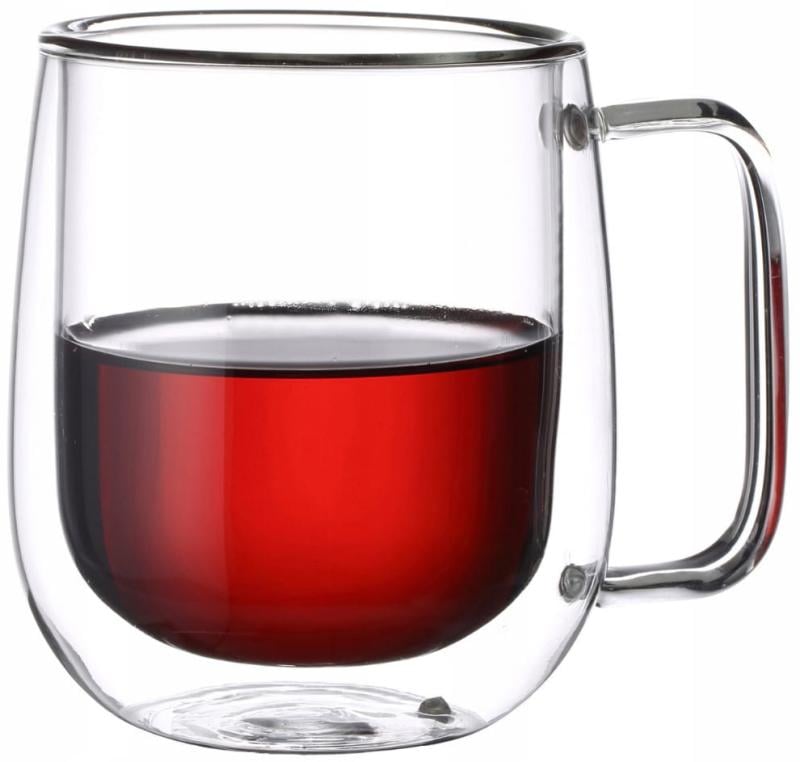 Набор стеклянных кружек Kamille с двойными стенками 2 шт. 300 мл - фото 2 Набор стеклянных кружек Kamille с двойными стенками 2 шт. 300 мл - фото 2