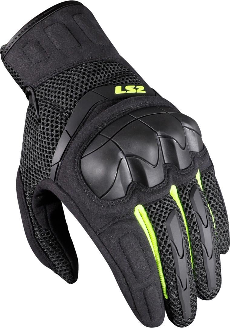 Мотоперчатки LS2 Kubra Man Gloves Anthracite Hi-Vis M Yellow (37209)