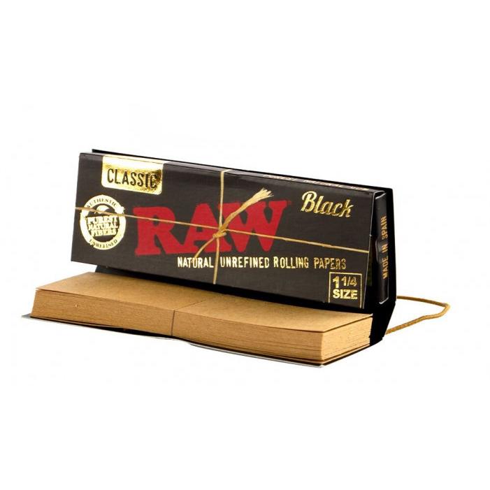 Бумага для самокруток RAW Connoisseur Black + TIPS(89261)