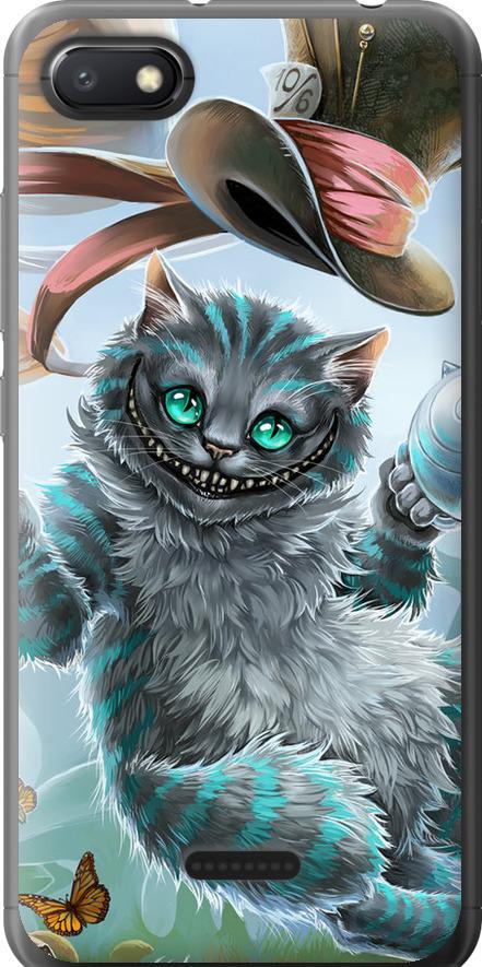 Чехол на Xiaomi Redmi 6A Чеширский кот 2 (3993u-1531-42517)