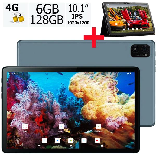 Планшет-телефон Adronix Neo Tаb 10 LTE 6GB/128GB DUAL SIM 10,1" IPS FULL HD 1920x1200 Dark blue з чохлом-книжкою (24909692) - фото 2