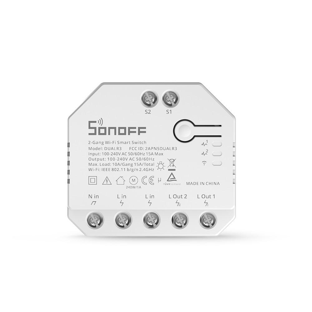 Wi-Fi реле Sonoff Dual R3 2 канала DIY с мониторингом - фото 5