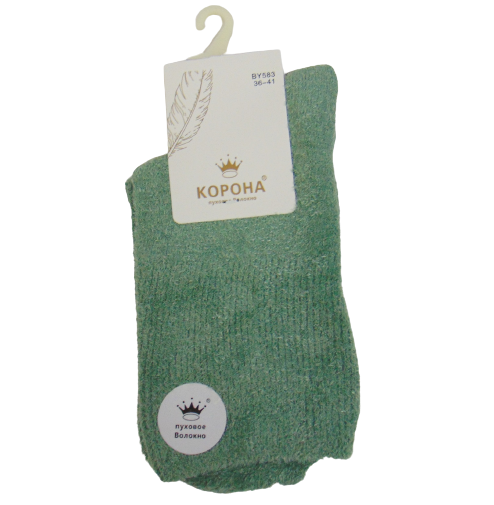 Носки велюровые пух Корона ВY583 р. 36-41 Зеленый (1976047702) Носки велюровые пух Корона ВY583 р. 36-41 Зеленый (1976047702)