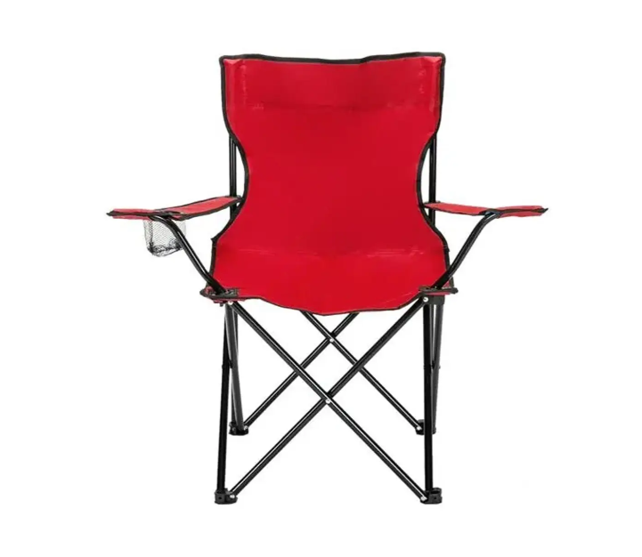 Стул туристический Паук M15047 с подстаканником для кемпинга Красный (M15047)