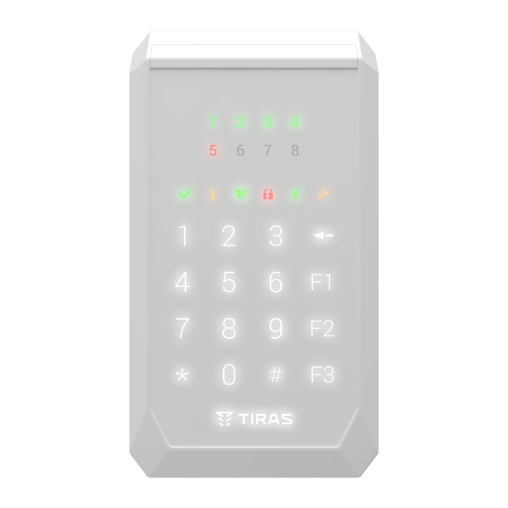 Клавиатура TIRAS K-PAD8+ White (99-00010046)