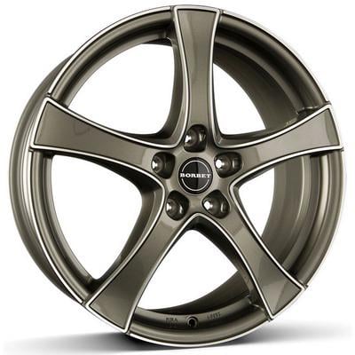 Диски на авто Borbet F2 R17 W6.5 PCD5x112 ET41 DIA57.1 Graphite Polished