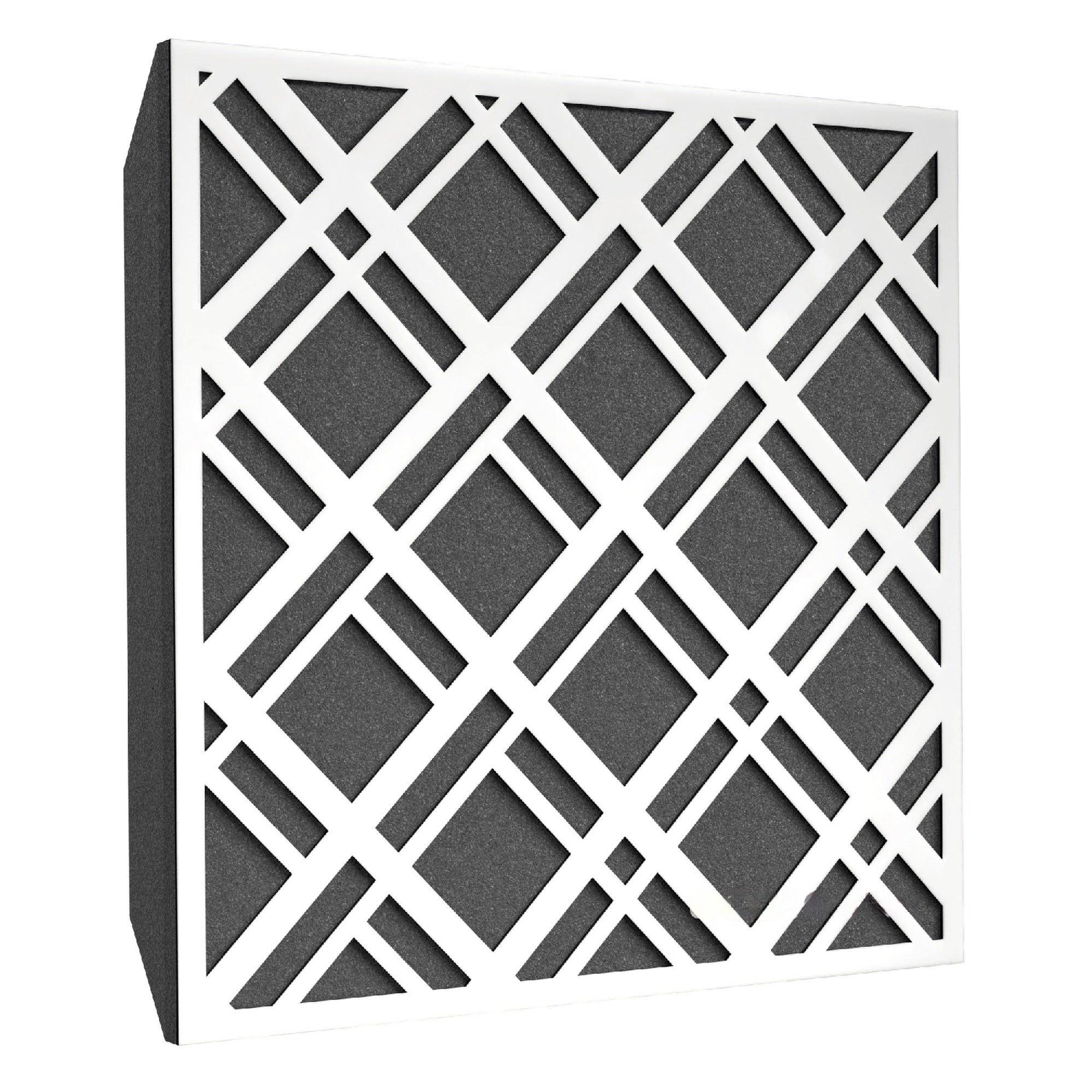 Акустична панель Ecosound Grille HDF 50х50 см 73 мм Білий (1223)