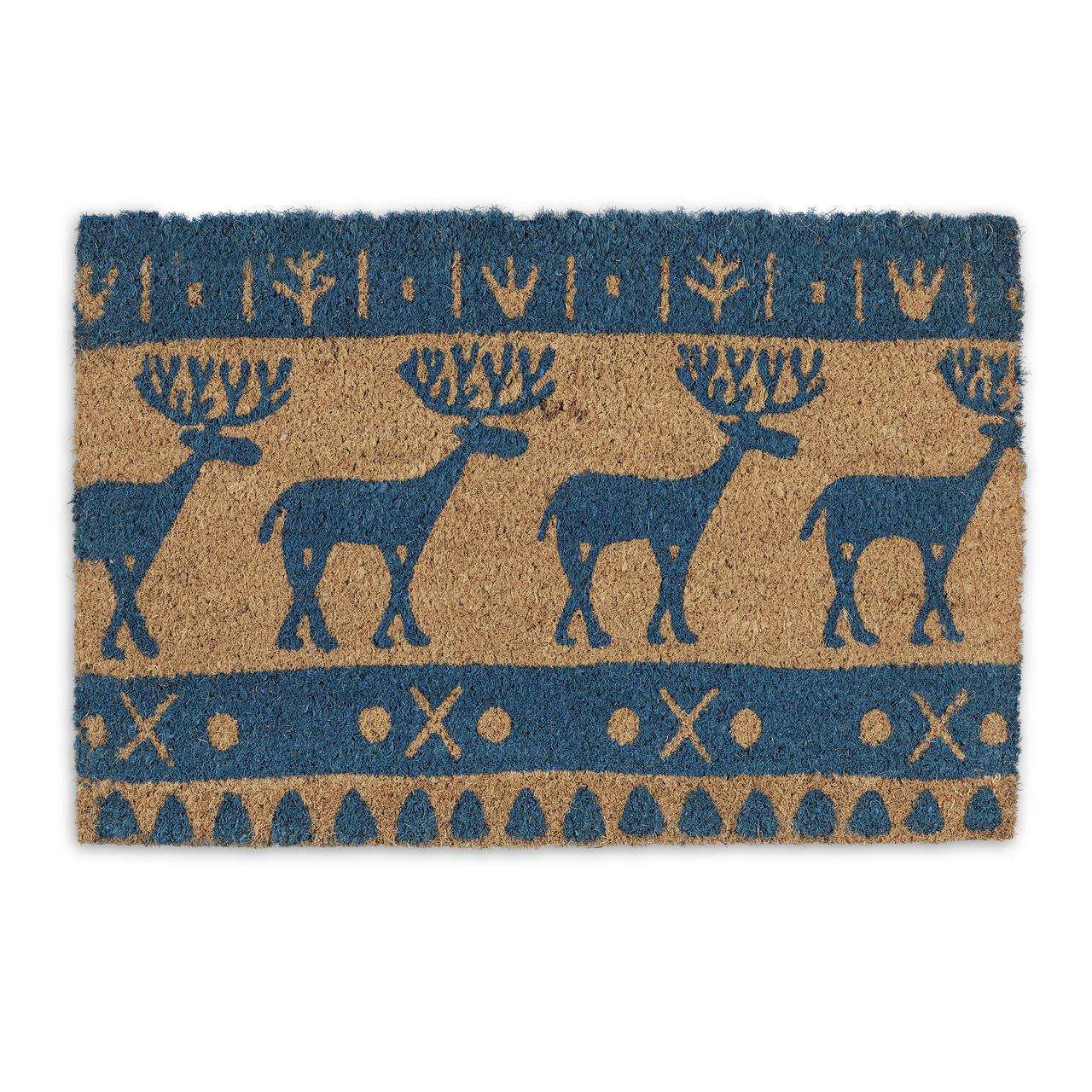 Коврик Relaxdays Олени из кокосового волокна 60x40 см (10039442)