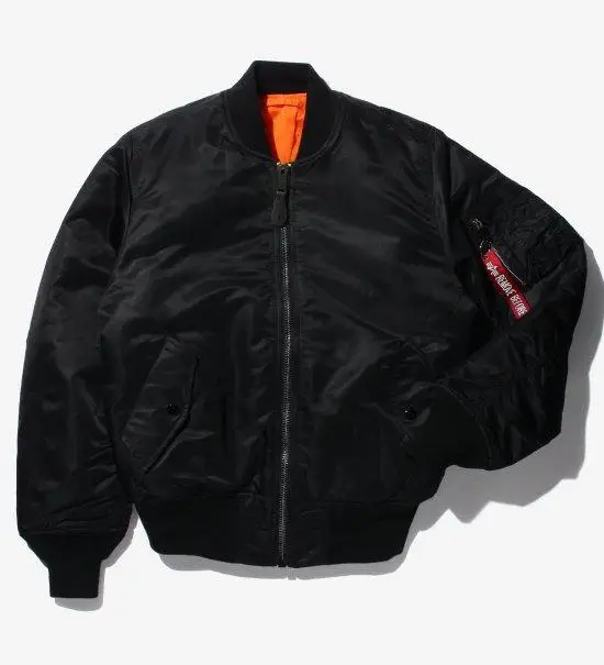 Куртка бомбер Alpha Industries Ma-1 Flight Jcket S Black (MJM21000C1BLS)