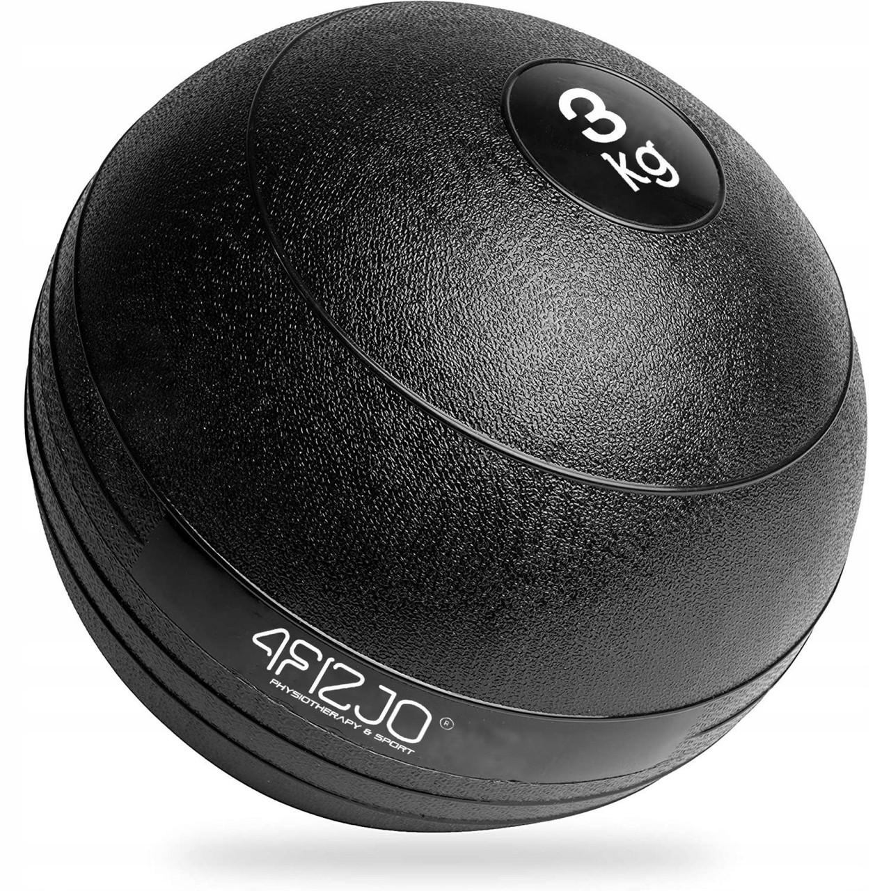 Слембол для кросфіту 4fizjo Slam Ball 3 кг Black (P-5907739315410)