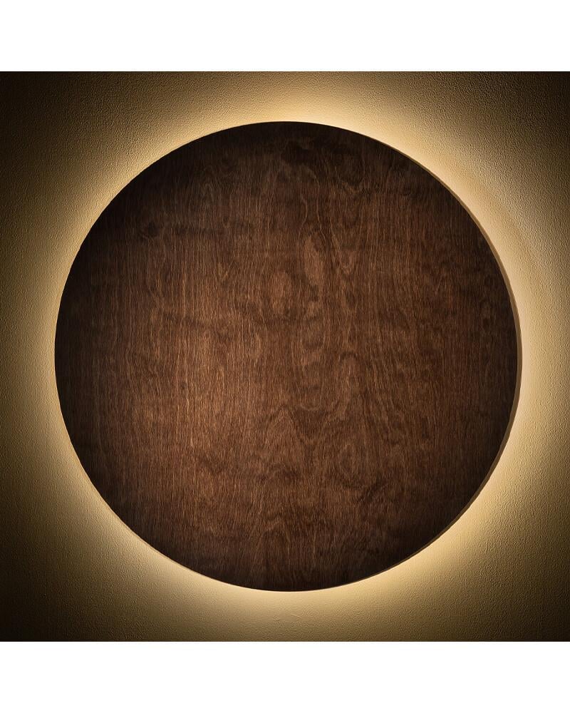 Светильник Nowodvorski 11292 Ring Timber Led XL 1x16W 3000K 290Lm IP20 Brown (22344918) - фото 2