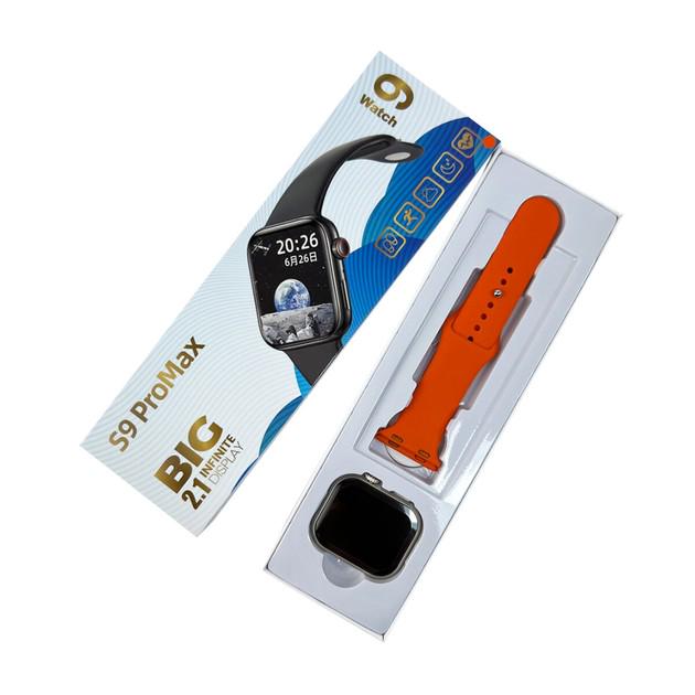 Смарт-часы BIG S9 Pro Max IP65 Orange - фото 4 Смарт-часы BIG S9 Pro Max IP65 Orange - фото 4