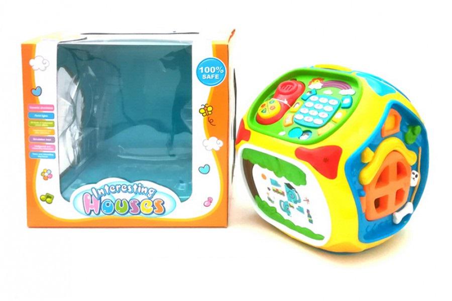 Игрушка развивающая Interesting houses Куб (6636A)