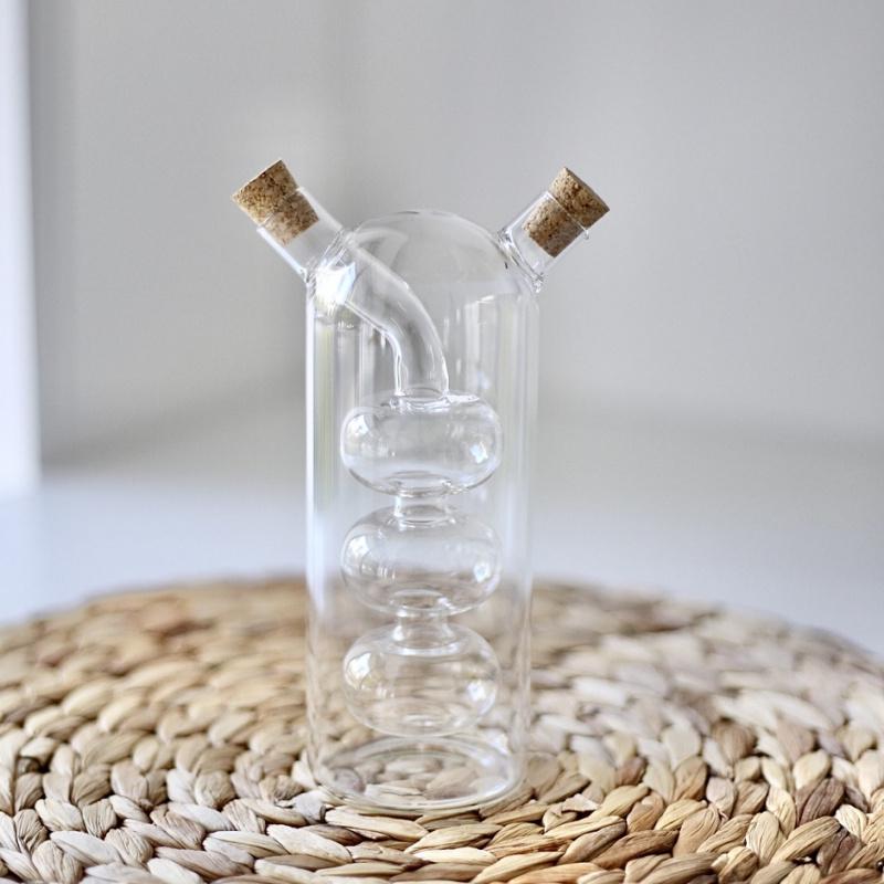 Емкость двойная InspoLine стеклянная 300/100 мл (00000010115)