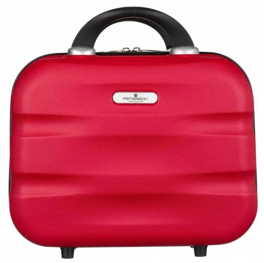 Б'юті-кейс дорожній Peterson 11 л Червоний (PTN5806 red)