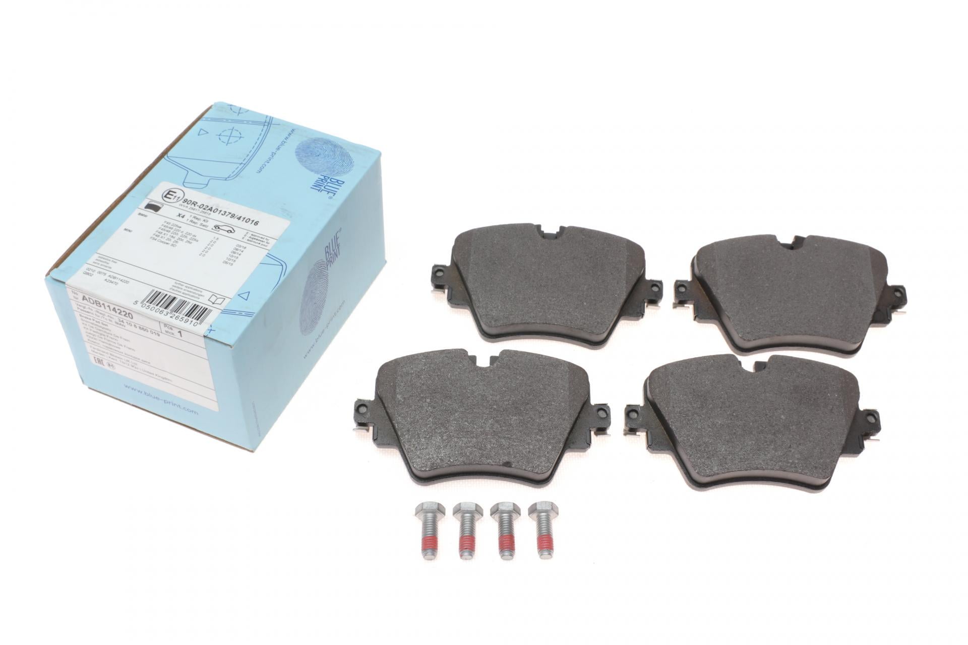 Тормозные колодки передние BLUE PRINT для BMW 2 F44-F46 13-/X1 1.5-2.0 15- (ADB114220)