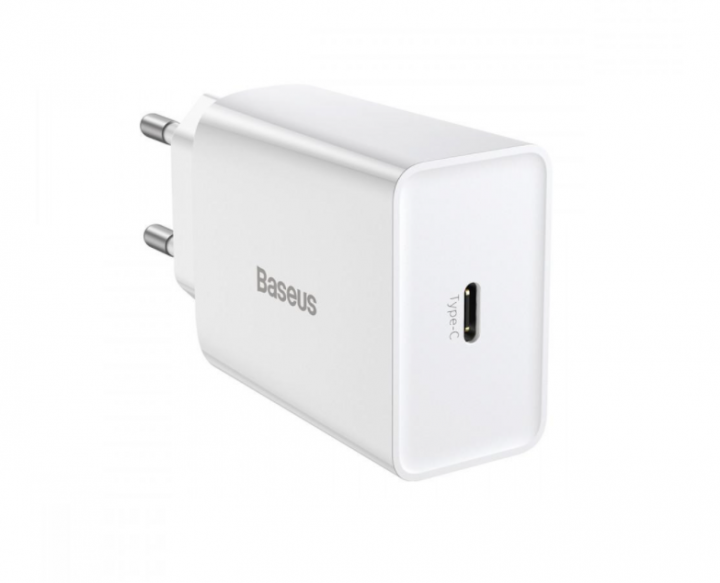 Зарядний пристрій Baseus Super Si Quick Charger 3.0 Type-C 20 W 3 A Black (CCSUP-B01)