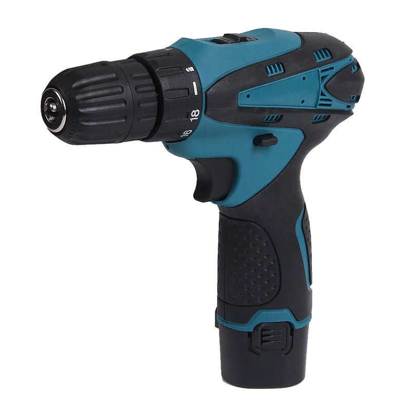 Акумуляторний шуруповерт Cordless Drill з набором насадок 12 В 1,5Ач в валізі (97633d0e) - фото 2