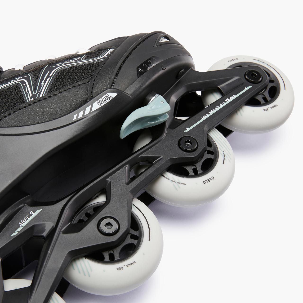 Ролики детские раздвижные OXELO EU FIT р. 32-35 Черный (1573673792) - фото 9 Ролики детские раздвижные OXELO EU FIT р. 32-35 Черный (1573673792) - фото 9