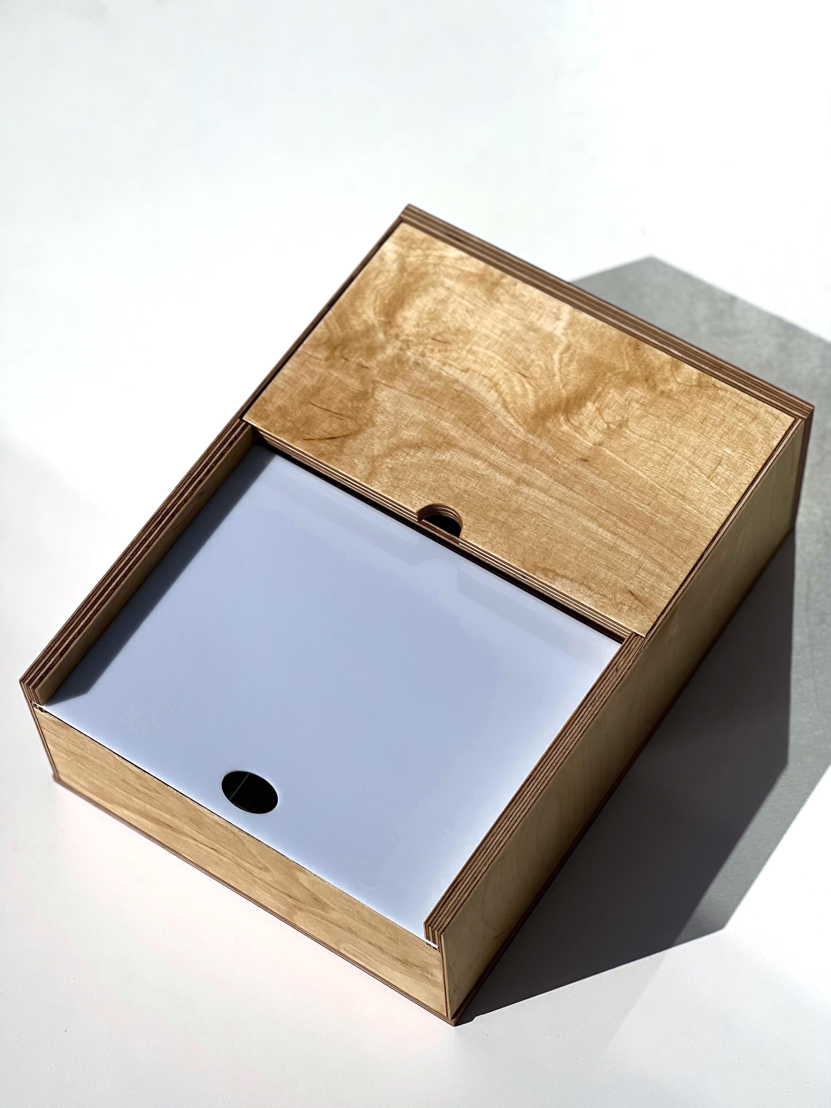 Органайзер каса для грошей WOOD WAM з дерева та акрилу (047Д) - фото 3