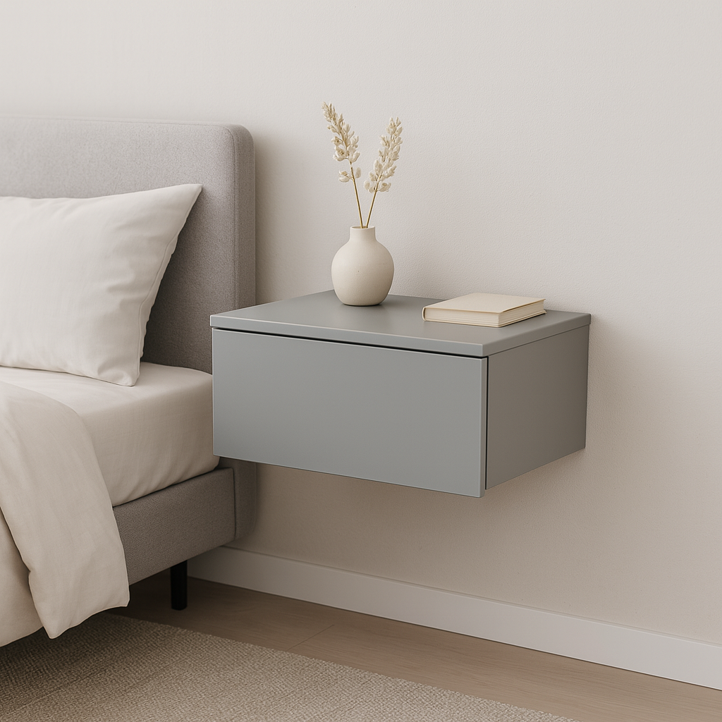 Тумба прикроватная ТП2 SENAM 180х450х310 мм ДСП Серая Мышка - фото 1