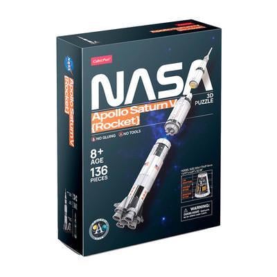 Пазл 3D CubicFun NASA Ракета Аполлон Сатурн-5 (DS1059h)
