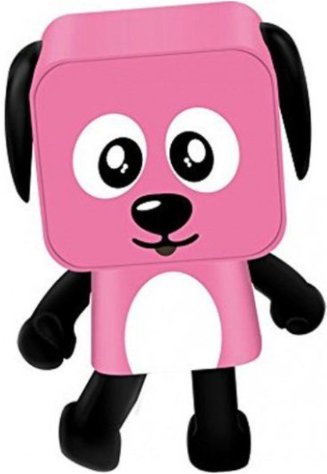 Бездротова Bluetooth колонка SUNROZ Dancing dog 3 W Рожевий (SUN0302)