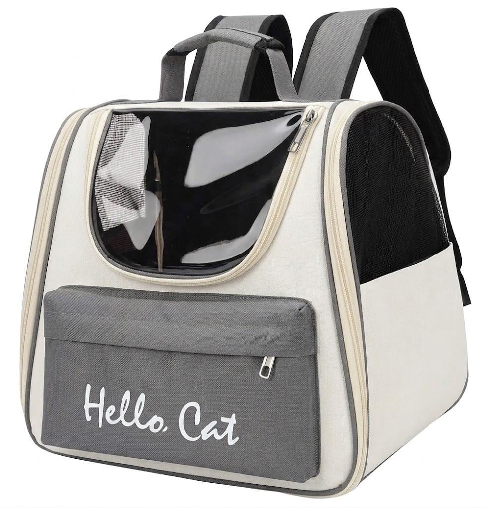 Рюкзак для перенесення домашніх тварин CosmoPet CP-65 37х24х32см Gray (3_08123) Рюкзак для перенесення домашніх тварин CosmoPet CP-65 37х24х32см Gray (3_08123)