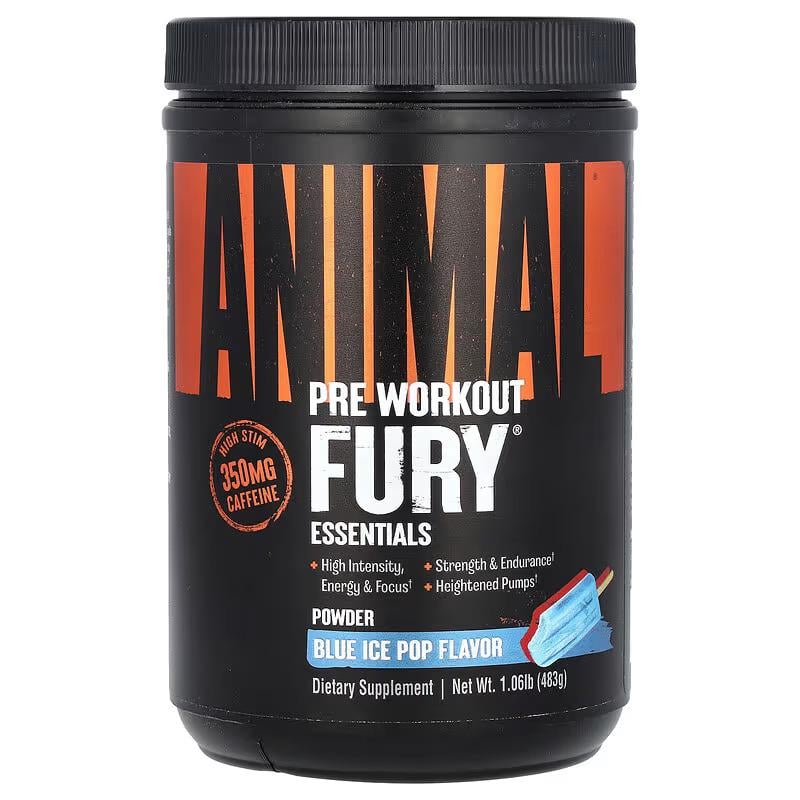 Предтренировочный комплекс Universal Nutrition Animal Fury 483 г Ice Pop (НФ-00002285)
