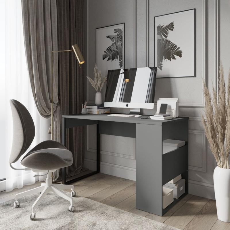 Стіл письмовий Loft-3 1198х598х750 мм Графіт (арт.215) - фото 3 Стіл письмовий Loft-3 1198х598х750 мм Графіт (арт.215) - фото 3