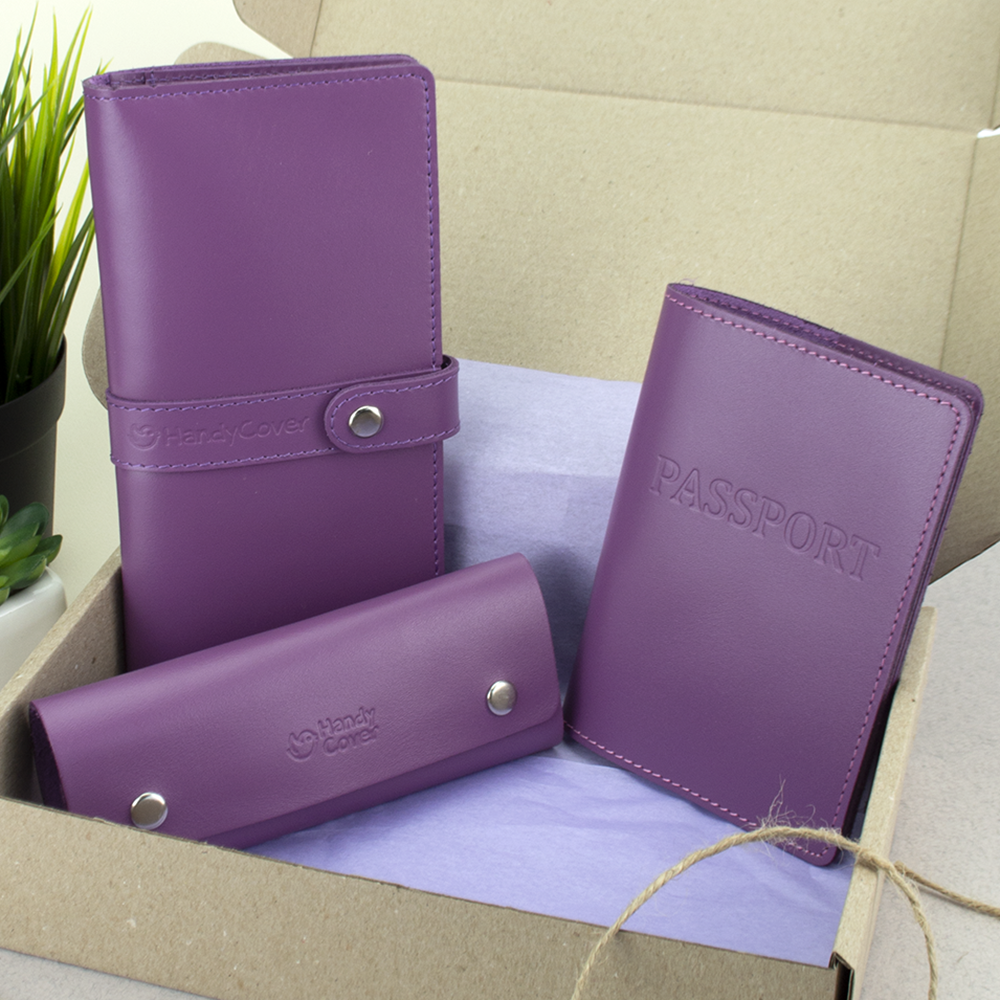 Подарочный женский набор HandyCover №50 3 предмета Фуксия