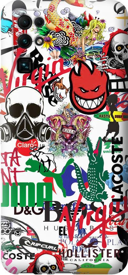 Чехол на Huawei Honor 30 Many different logos (4022u-1921-42517)