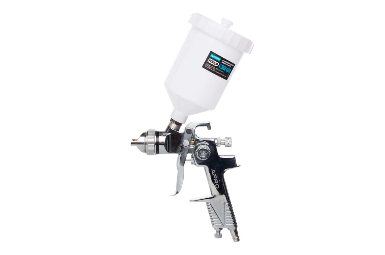 Краскопульт пневматичний HVLP Apro ВБ пластик 600 мл x 1,3 мм (850034)