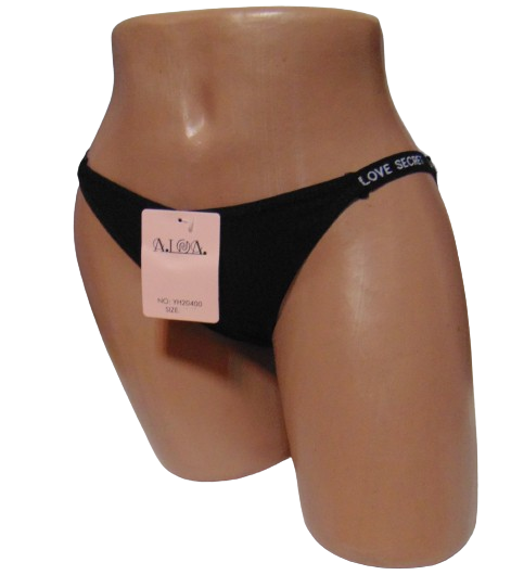 Труси американка Aina 20400 S/M Чорний