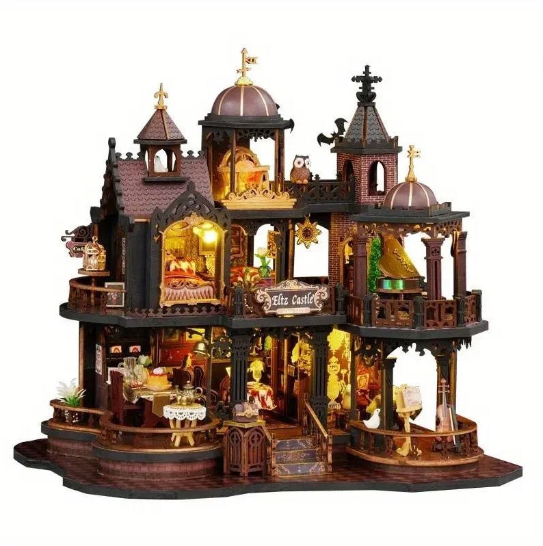 Конструктор-румбокс DIY House ES018 Eltz Castle Магический дом сборный (38786877)