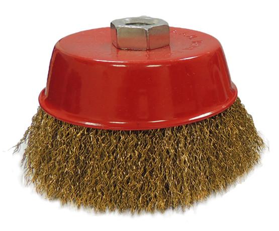 Щітка металева Blackstar М14 для КШМ чашка м'яка 125 мм (60-10125) Щітка металева Blackstar М14 для КШМ чашка м'яка 125 мм (60-10125)