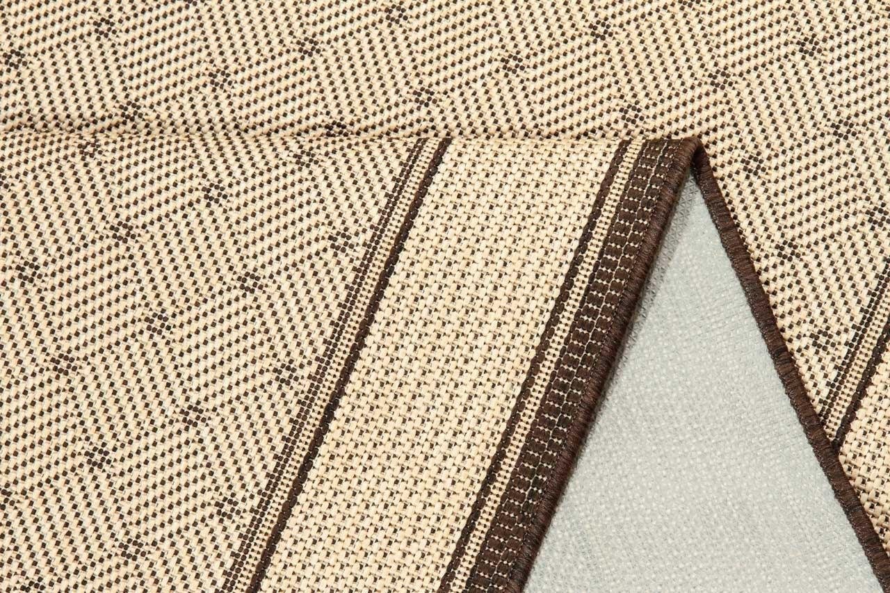 Ковер безворсовый на резиновой основе DAKARIA Karat Flex Run 1944/19 2,00x2,00 м Бежевый/Коричневый (00-00010156) - фото 3 Ковер безворсовый на резиновой основе DAKARIA Karat Flex Run 1944/19 2,00x2,00 м Бежевый/Коричневый (00-00010156) - фото 3