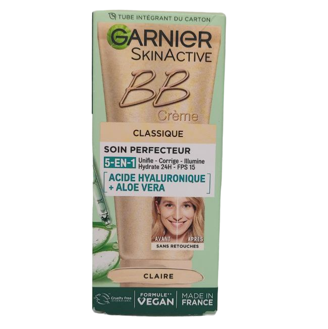 ВВ-крем для обличчя Garnier SkinActive Classic 5 in 1 SPF 15 з гіалуроновою кислотою та алое вера 50 мл (2230737828)