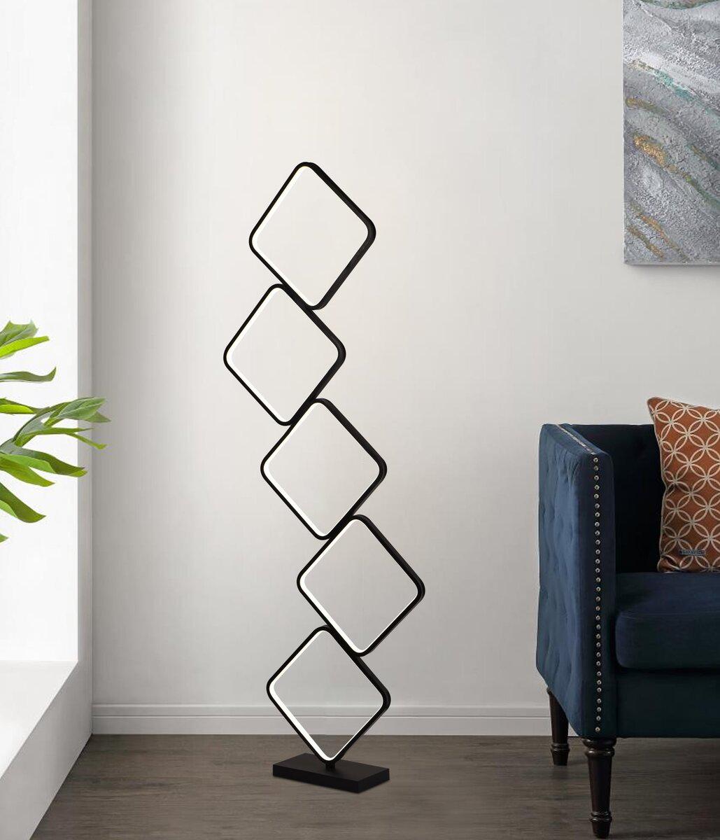 Торшер современный светодиодный LDD1006 76W Черный (LDD1006 BK)