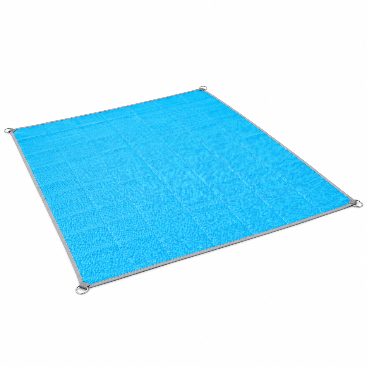Пляжный коврик антипесок Sand Mat 150х200 см двухслойный водоотталкивающий Синий (41962)