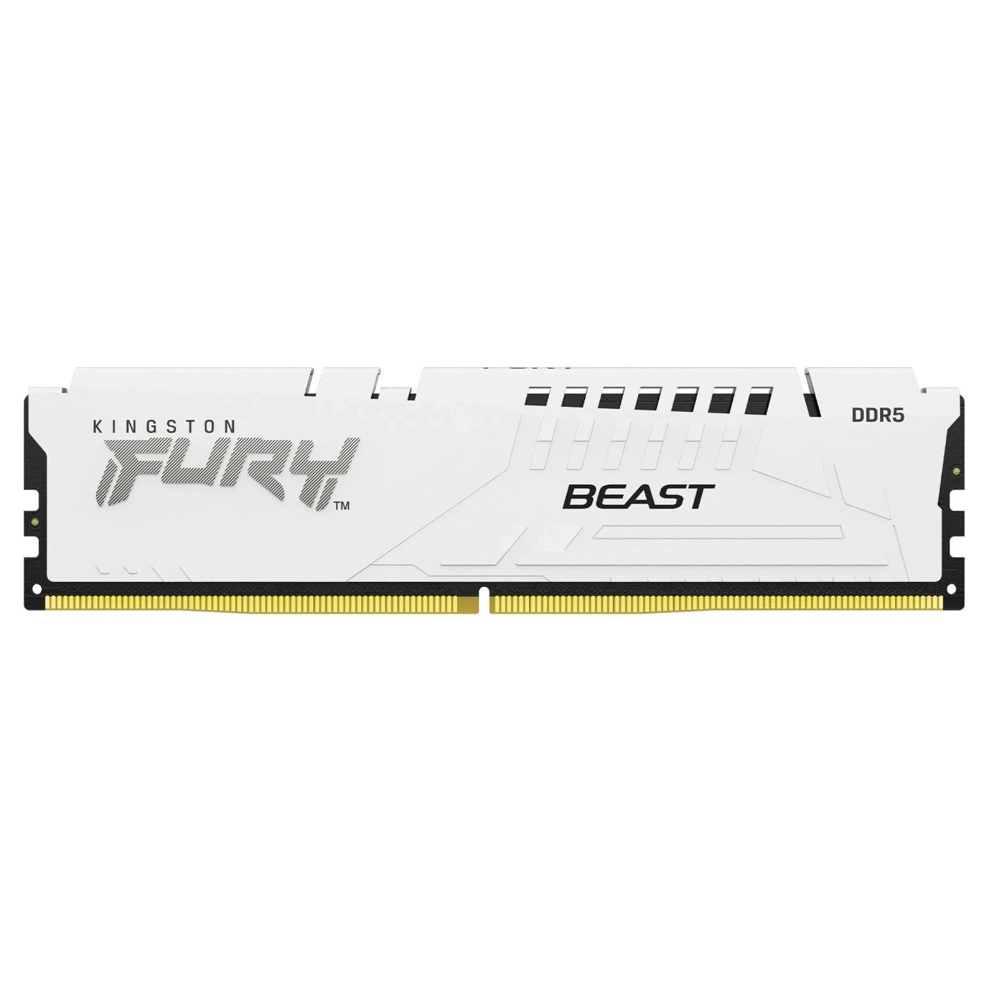 Оперативная память Kingston Fury Beast DDR5 32 Гб 6000 Mhz White (KF560C36BWE-32)