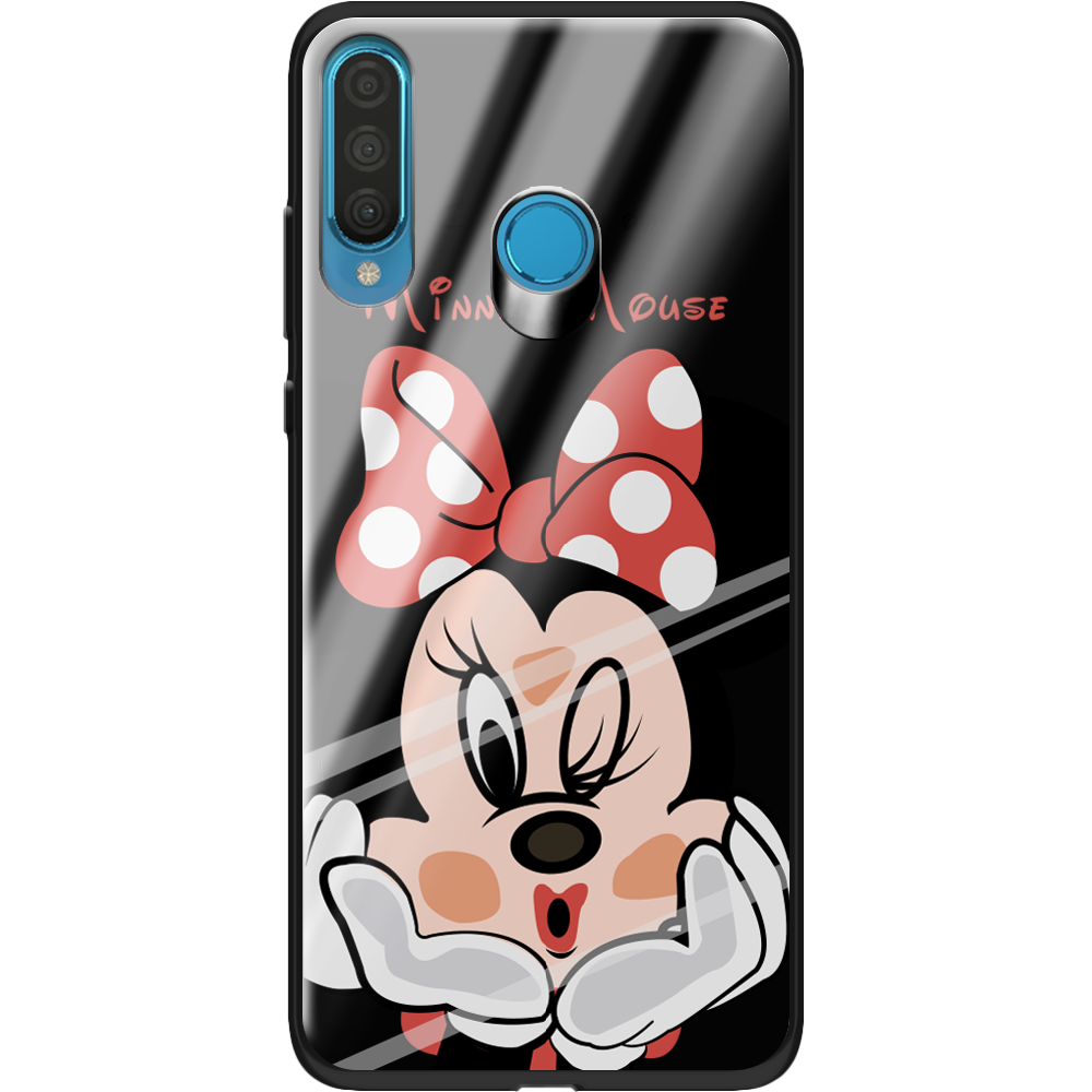 Чехол Boxface Huawei P30 Lite Lady M Черный силикон со стеклом (36871-cc59-37728)