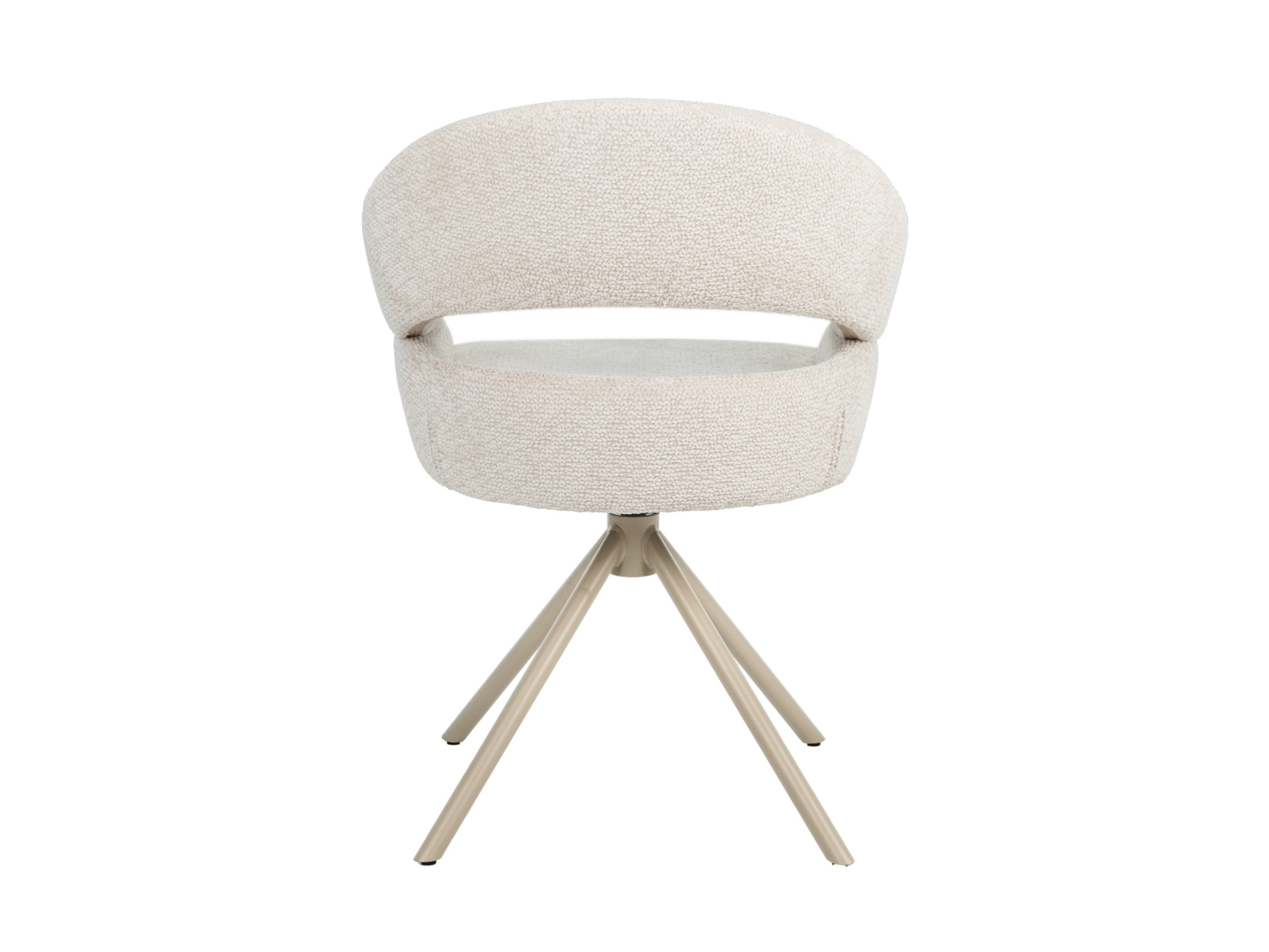 Стул поворотный Vetro Молочное облако/Капучино (R-180) - фото 4