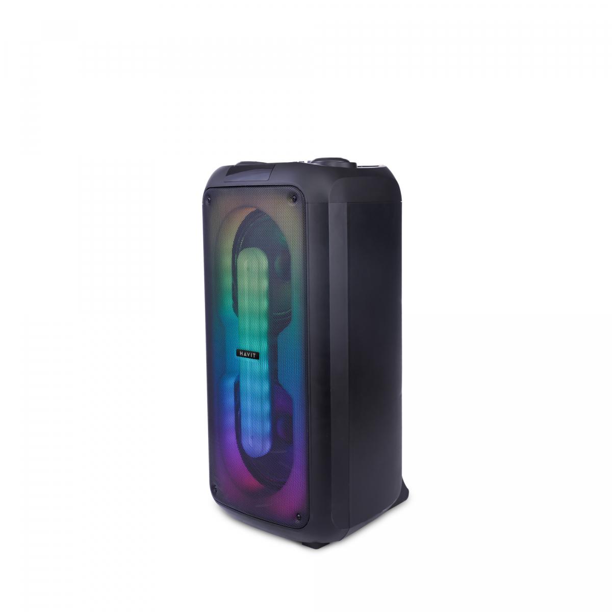 Портативная колонка Havit HV-SQ119BT 40W RGB Black - фото 2 Портативная колонка Havit HV-SQ119BT 40W RGB Black - фото 2