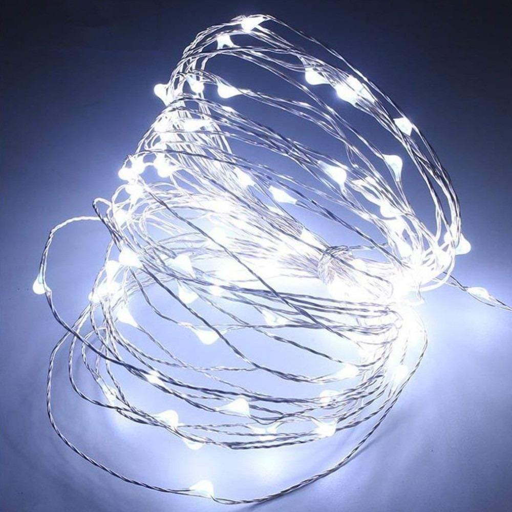 Гірлянда світлодіодна нитка Роса від USB 200 LED 8 режимів IP44 20 м Білий - фото 8 Гірлянда світлодіодна нитка Роса від USB 200 LED 8 режимів IP44 20 м Білий - фото 8